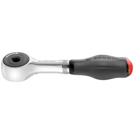 Produktfoto 1 von Facom R.PE360 1/4 in Ratsche Bi-Material, Elastomer Chrom Vanadium Stahl Schließer (NO), Länge 120mm