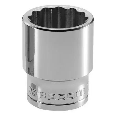 Produktfoto 1 von Facom 12.7 mm Standard Buchse SW 10 mm Vierkant x 9mm