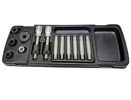 Produktfoto 1 von Facom Steckschlüsselsatz 1/4 in Vierkant Bit, Sechskant XZN M8, M10 3-teilig