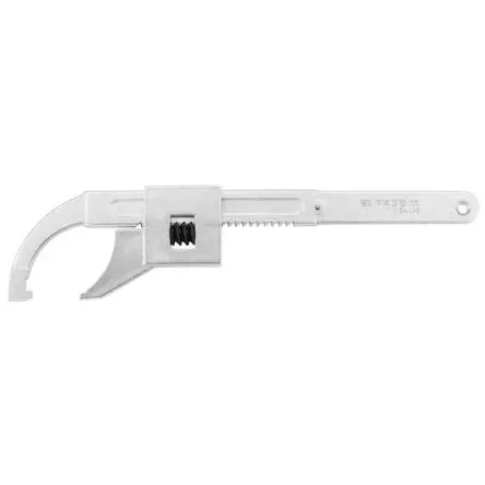 Produktfoto 1 von Facom Schraubenschlüssel Rohrzange, Poliertes Chrom Griff, Backenweite 5 mm, / Länge 550mm