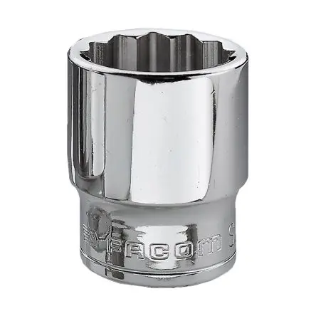 Produktfoto 1 von Facom 3/8 in 12-Kant Buchse SW 13 mm Vierkant x 10.4mm