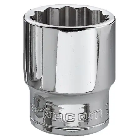 Produktfoto 1 von Facom 3/8 in 12-Kant Buchse SW 14 mm Vierkant x 10.5mm