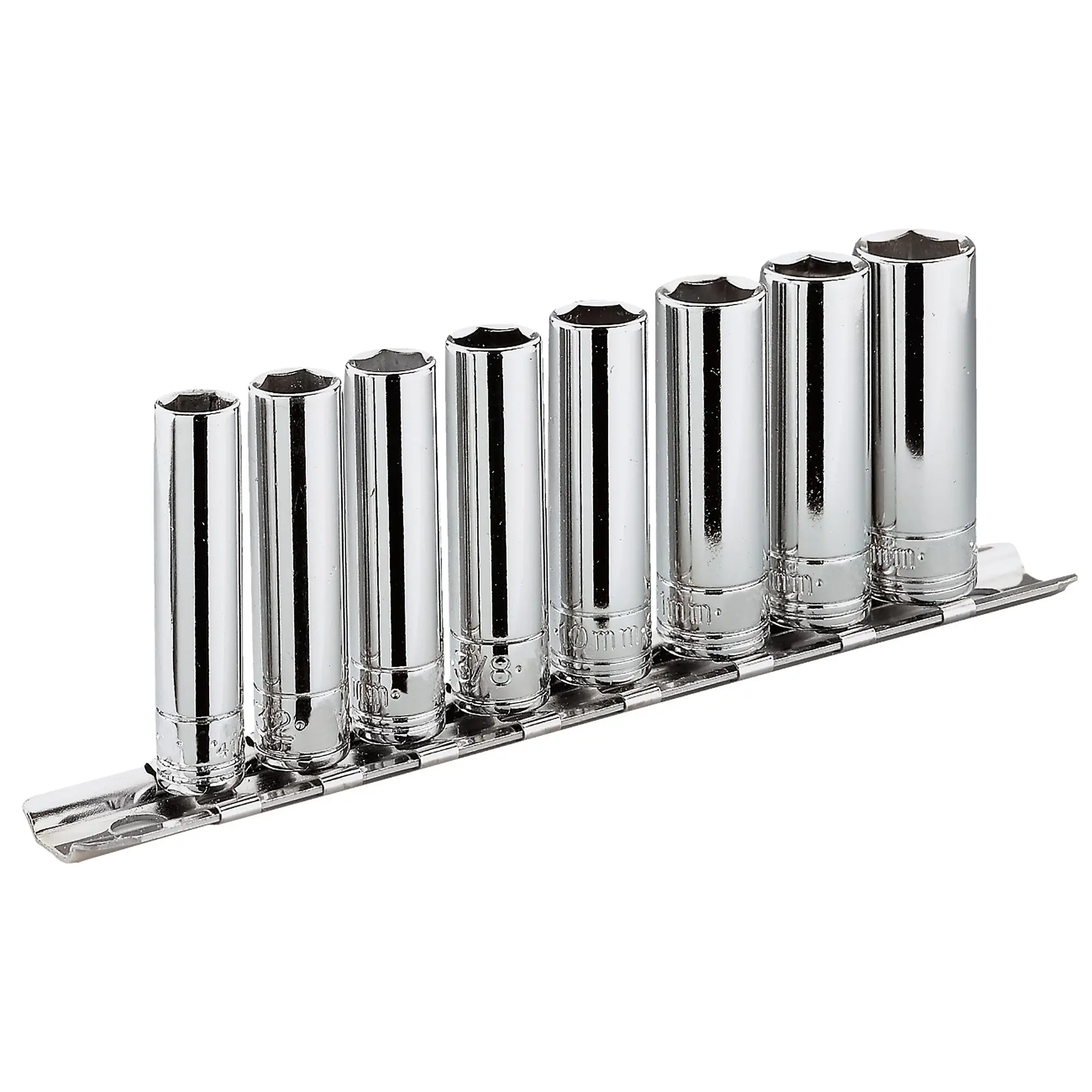 Produktfoto 1 von Facom 9.53 mm Sechskant 12-Kant 7 , 8 , 9 , 10 , 11 , 12 , 13 , 14 , 15 , 16 mm 9-teilig