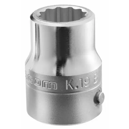 Produktfoto 1 von Facom 19.05 mm 12-Kant Buchse SW 19 mm 12-Kant x 14mm