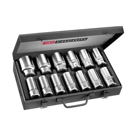 Produktfoto 1 von Facom Steckschlüsselsatz 3/4 in Sechskant 6-Kant Metall 12-teilig