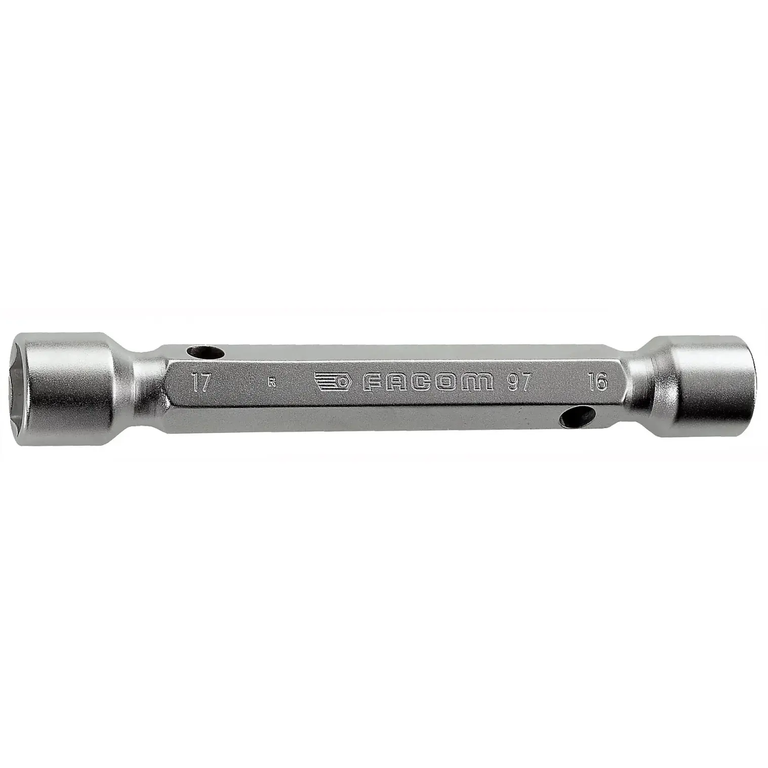 Produktfoto 1 von Facom 10 x 11 mm Sechskant Steckschlüssel Nicht parkend, Länge 130 mm