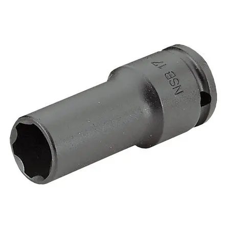 Produktfoto 1 von Facom 12.7 mm, 13 mm 6-Kant Schlag-Steckschlüssel lang Chrom-Molybdän-Stahl, 80mm