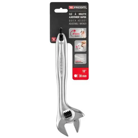 Produktfoto 1 von Facom Rollgabelschlüssel Rollgabelschlüssel, Bi-Material Griff, Backenweite 38 mm, / Länge 110mm