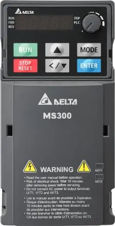 Produktfoto 1 von Delta Electronics VFD-MS 1-Phasen Frequenzumrichter 0.4 kW 265V 2.8 A 599Hz