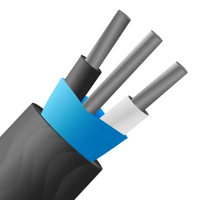 Produktfoto 1 von RS PRO Geschirmt 7/0,2mm PVC Mylar-isoliert Thermoelement Kabel/Draht für Thermoelement Typ J, L. 100m, max. +105°C