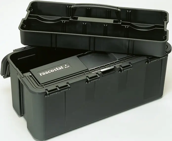 Produktfoto 1 von Raaco ESD-Box, Antistatik, H: 170 mm L: 426 mm B: 215 mm, Polypropylen