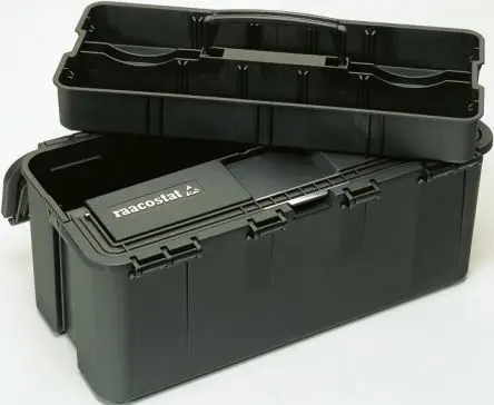 Produktfoto 1 von Raaco ESD-Box, Antistatik, H: 170 mm L: 426 mm B: 215mm, Polypropylen