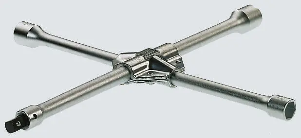 Produktfoto 1 von Facom Schaltschrankschlüssel Kreuzschlüssel 17 - 19 - 22 mm 4-in-1 im Aluminium-Gehäuse