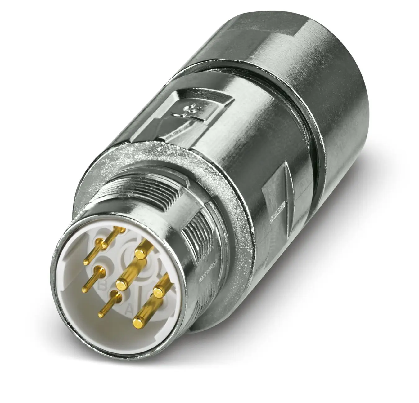 Produktfoto 1 von Phoenix Contact M23 PRO M23 Rundsteckverbinder Stecker 8-polig Stecker 30A Kabel IP66, IP68