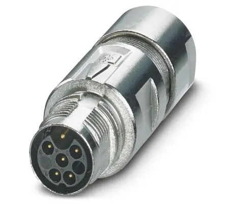 Produktfoto 1 von Phoenix Contact M17 PRO M17 M17 Rundsteckverbinder Stecker 6-polig Stecker 14A Kabel IP67, IP68