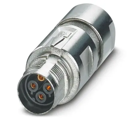 Produktfoto 1 von Phoenix Contact M17 PRO M17 M17 Rundsteckverbinder Buchse 4-polig Buchse 25A Kabel IP67, IP68