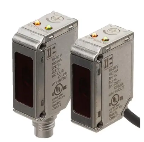 Produktfoto 1 von RS PRO Kubisch Optischer Sensor, Hintergrundunterdrückung, Bereich 1 m, NPN/PNP Ausgang, Anschlusskabel