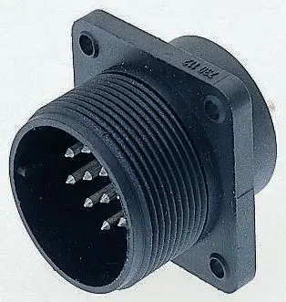 Produktfoto 1 von Hirschmann, CM Kupfer MIL-Spec Rundsteckverbinder Gerade, 6-polig, 50 V, Panel, Gehäuse 14 Stecker, MIL-DTL-5015 Stecker