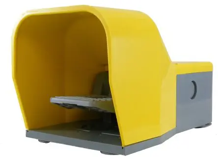 Produktfoto 1 von RS PRO Mittelschwere Einsätze Fußschalter Sprungkontakt, 1 Schließer/1 Öffner Thermoplast, 6A 400 V ac