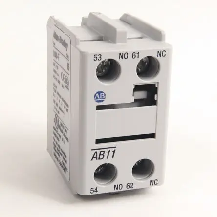 Allen Bradley 100C Hilfskontaktblock 4-polig Frontmontage, 4 Öffner mit Schraube Anschluss 50 A