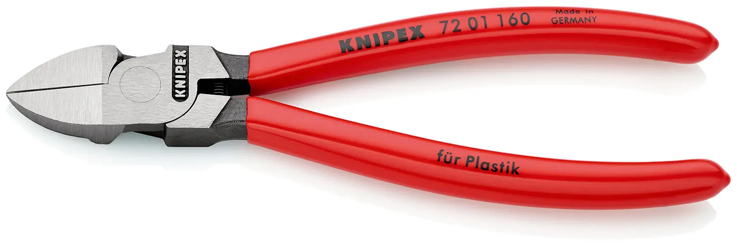 Produktfoto 1 von Knipex Knipex Glatt Spitzzange Schließer (NO) 160 mm / Backen 30mm, Schneidleistung 4.6 mm