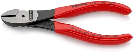 Produktfoto 1 von Knipex Knipex Mit abgeflachter Kante Seitenschneider Schließer (NO) 140mm / Backen 18mm, Schneidleistung 3.1 mm