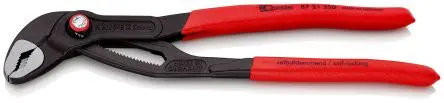 Produktfoto 1 von Knipex Cobra® QuickSet Wasserpumpenzange / Backen 50mm , gebogen 250 mm