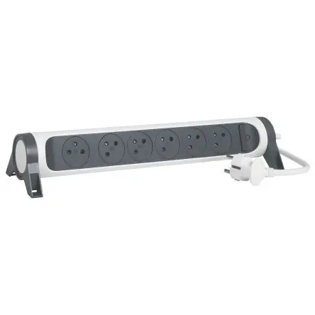 Legrand Verlängerungskabel, 3 m, 6-fach, Typ E