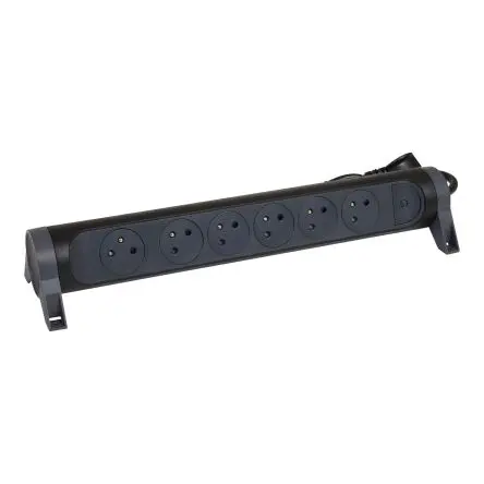 Legrand Verlängerungskabel, 3 m, 6-fach, Typ E