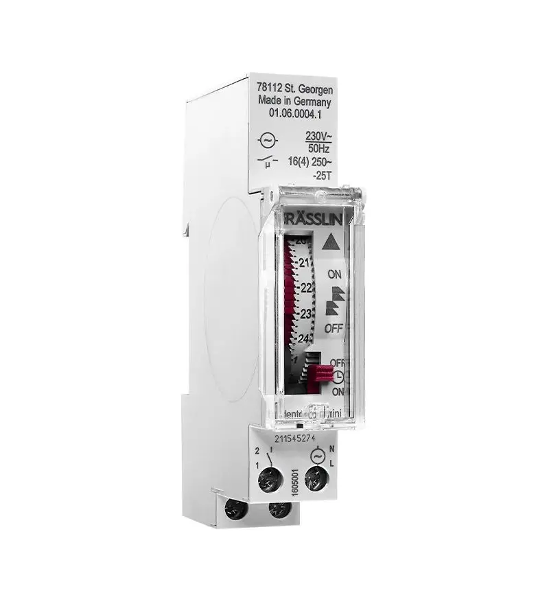 Produktfoto 1 von Grässlin Analog DIN-Schienen-Zeitschaltuhr 230 V ac, Stunden, 1-Kanal