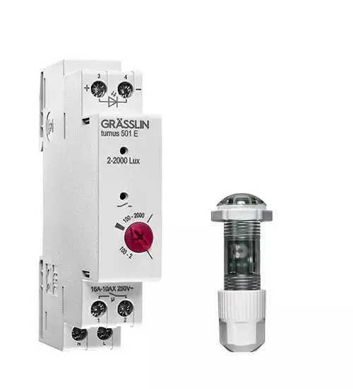 Produktfoto 1 von Grässlin Analog DIN-Schienen-Zeitschaltuhr 230 V ac, Stunden, 1-Kanal