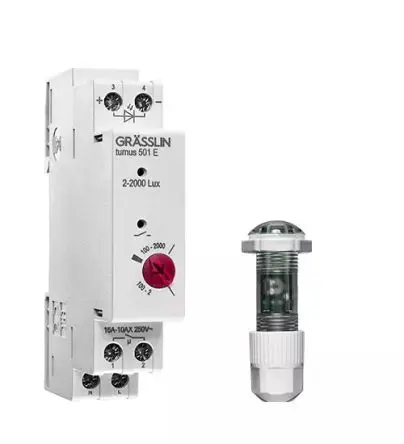 Produktfoto 1 von Grässlin Analog DIN-Schienen-Zeitschaltuhr 230V ac, Stunden, 1-Kanal