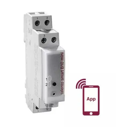 Produktfoto 1 von Grässlin Digital DIN-Schienen-Zeitschaltuhr 230V ac, Stunden, 1-Kanal