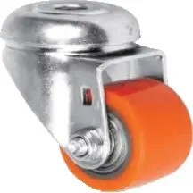 Produktfoto 1 von Guitel Hervieu Drehlager Lenkrolle, Rad ø 35mm, 100kg, Ges H. 58mm, Rad B. 25mm, Einfachbolzen, Polyurethan-Material
