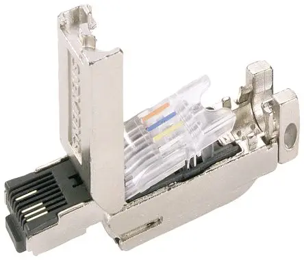 Produktfoto 1 von Siemens 6GK1901 Buchse Cat.5 Ethernet-Steckverbinder Kabel Gerade