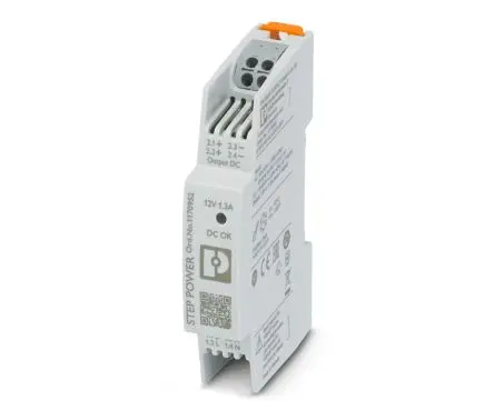 Produktfoto 1 von Phoenix Contact STEP POWER DIN-Schienen Netzteil Schaltnetzteile 250 V dc, 240V ac Wechselstrom/Gleichstrom / 1.3 A 12V