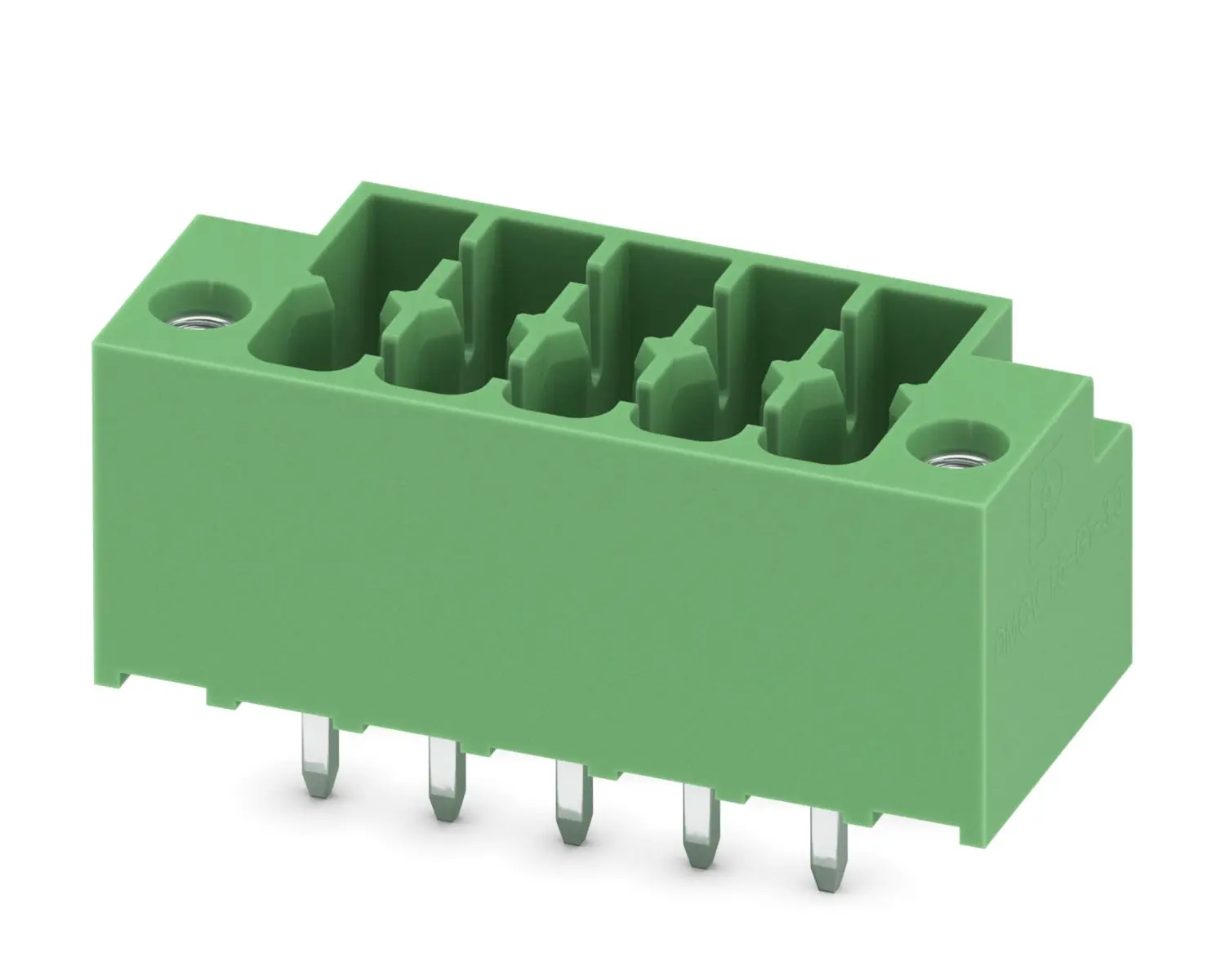 Produktfoto 1 von Phoenix Contact DMCV Steckbarer Klemmenblock Header 4-Kontakte 3.5mm-Raster Vertikal
