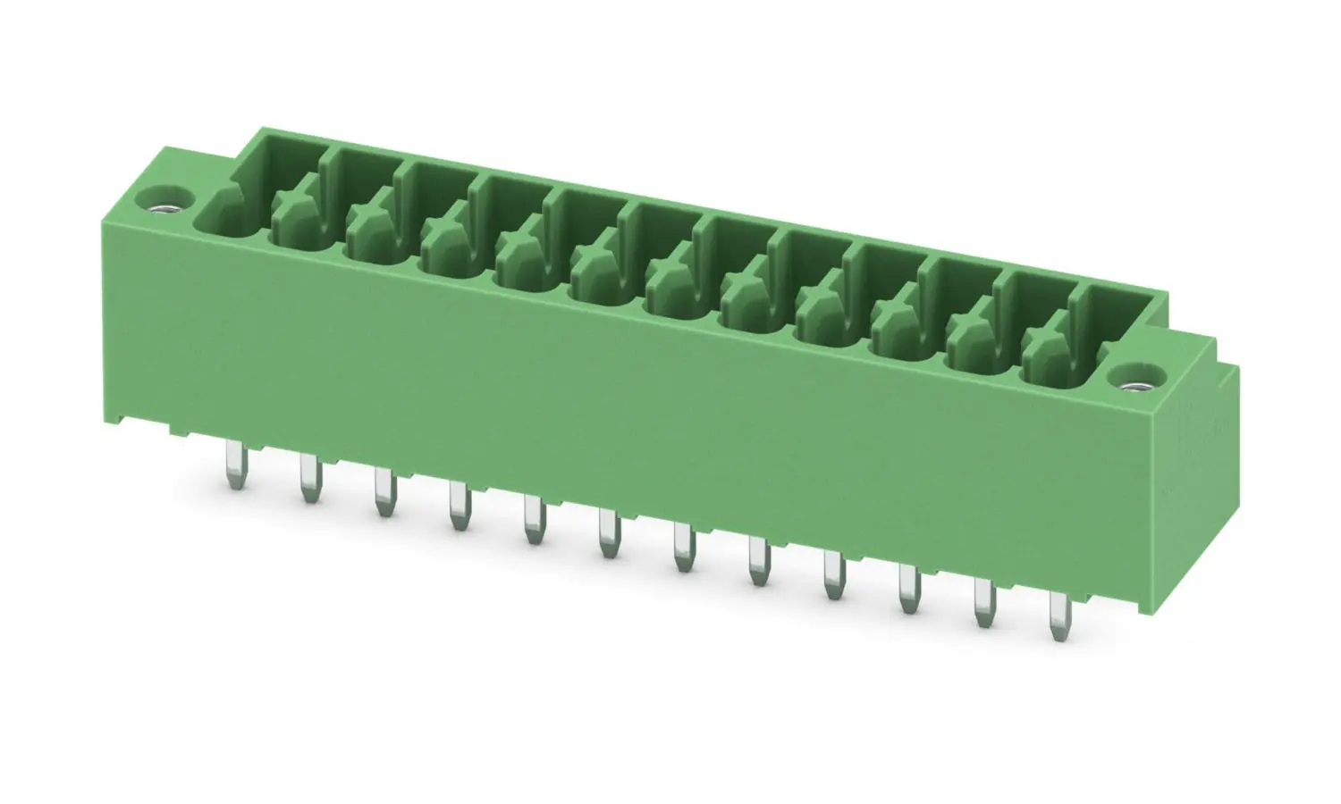 Produktfoto 1 von Phoenix Contact DMCV Steckbarer Klemmenblock Header 4-Kontakte 3.5mm-Raster Vertikal