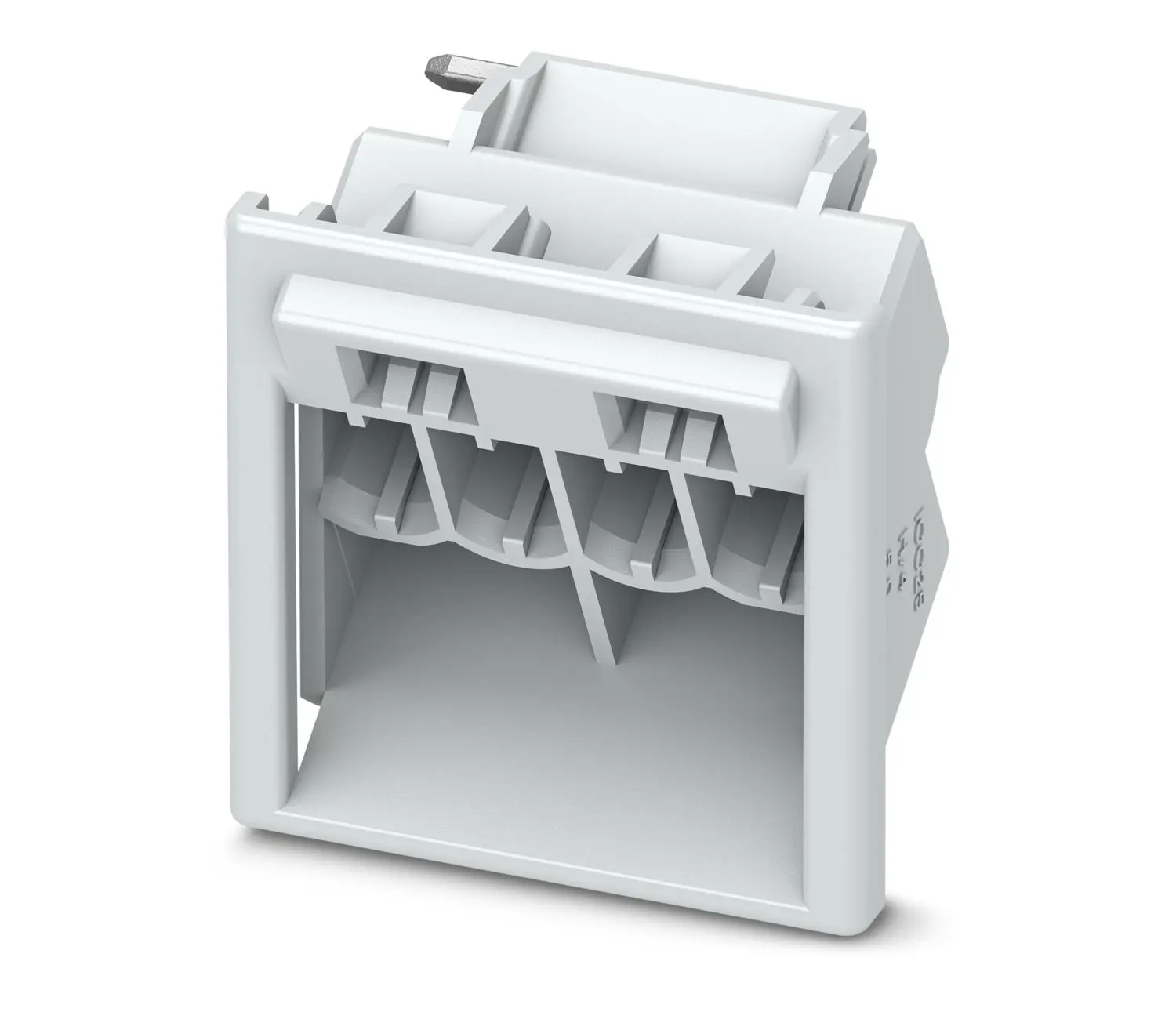 Produktfoto 1 von Phoenix Contact 0-7035, ICC25-H/4L5 Steckbarer Klemmenblock Header 4-Kontakte 5mm-Raster