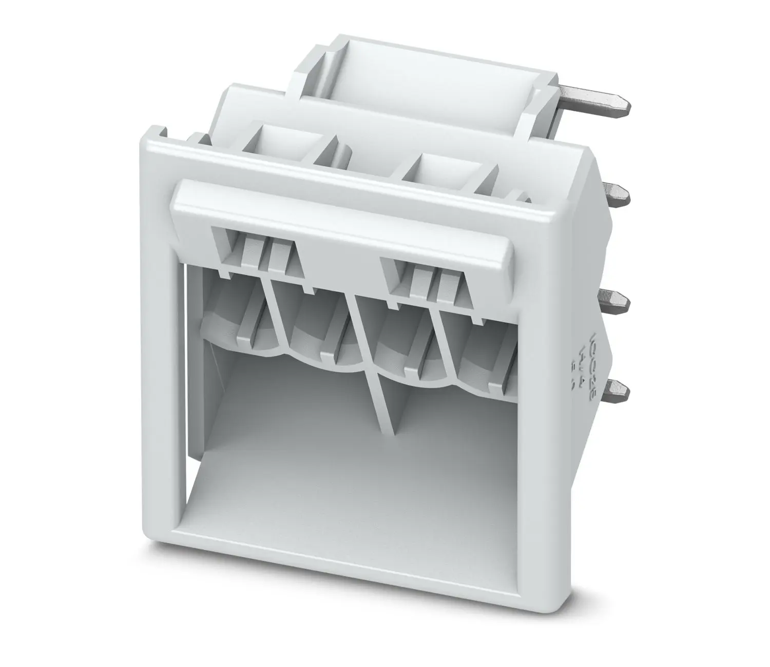 Produktfoto 1 von Phoenix Contact 0-7035, ICC25-H/4R5 Steckbarer Klemmenblock Header 4-Kontakte 5mm-Raster
