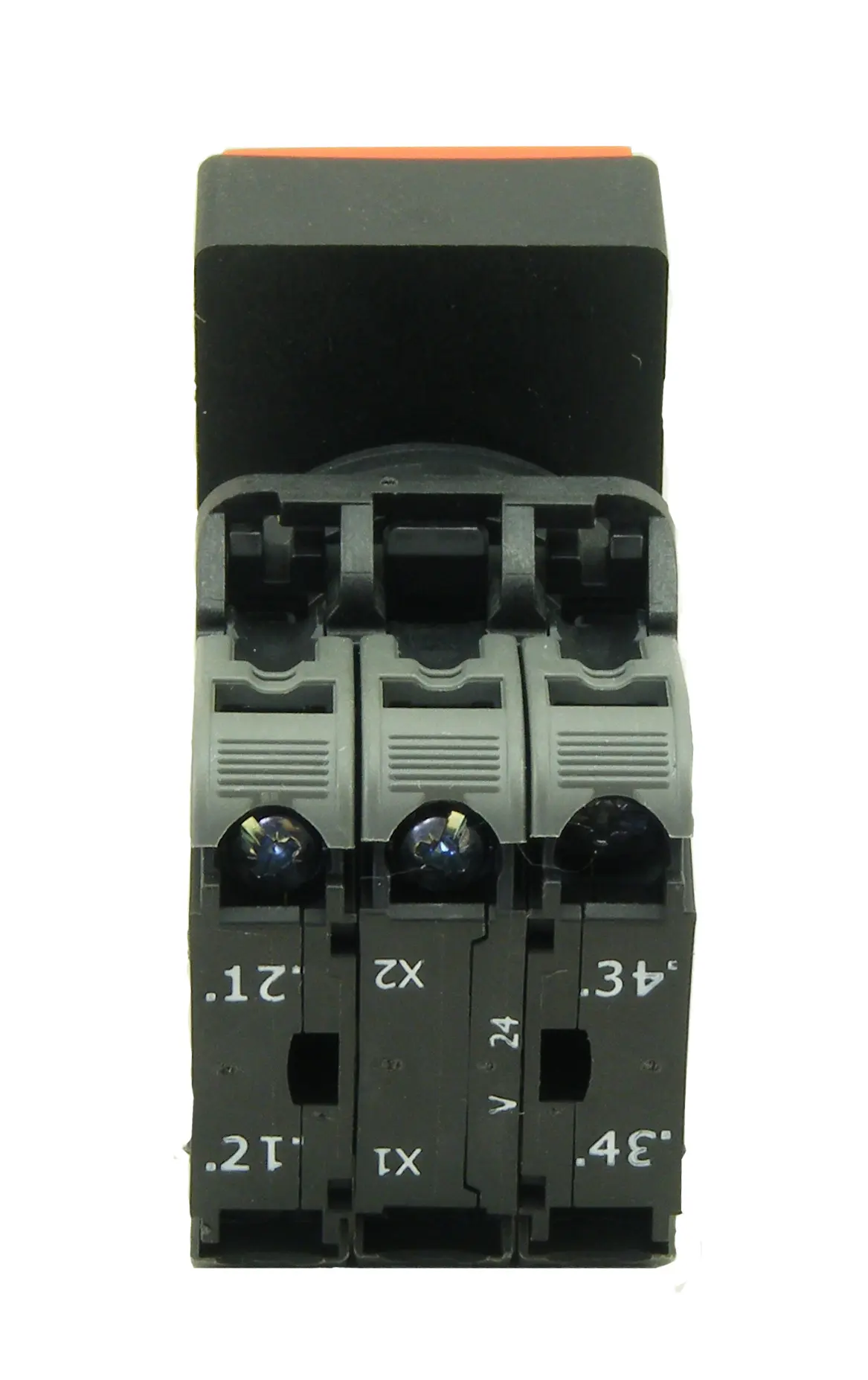 Produktfoto 1 von RS PRO ECX4 Drucktasten-Kompletteinheit Beleuchtet Panel Ø 22.5 mm, 1 Schließer/1 Öffner Rot, Grün, IP65
