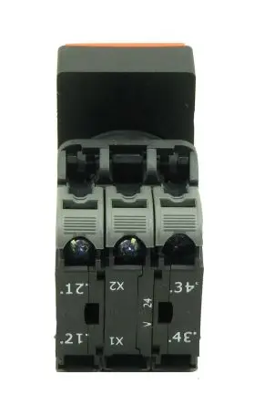 RS PRO ECX4 Druckschalter Beleuchtet Panel Ø 23 mm, 1 Schließer/1 Öffner Rot, Grün, IP65