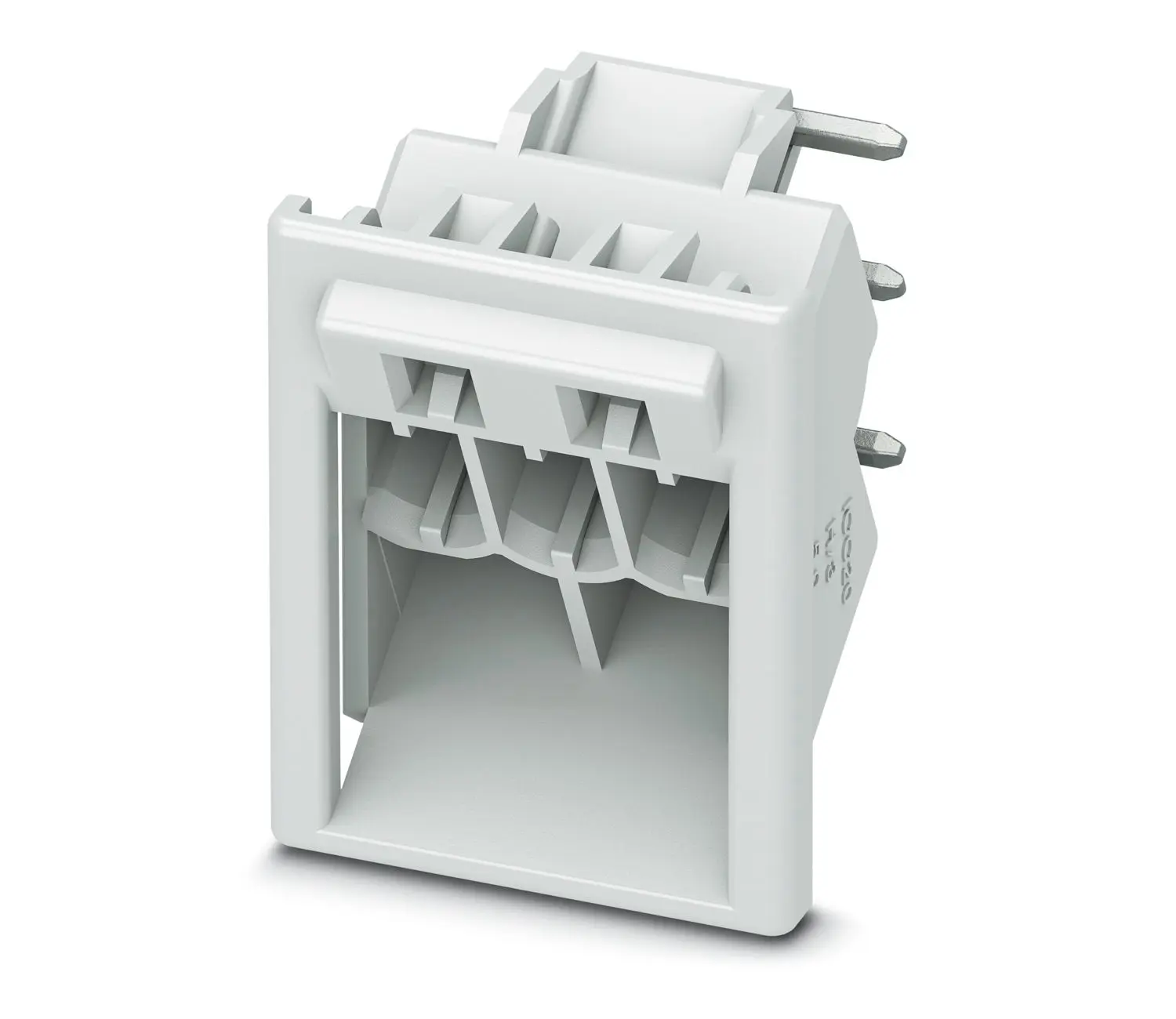 Produktfoto 1 von Phoenix Contact ICC Steckbarer Klemmenblock Header 3-Kontakte 5mm-Raster Vertikal