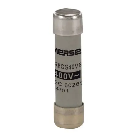 Produktfoto 1 von Mersen Ferrule fuse-links Patronensicherung gG / 6A 8 x 32 mm 400V ac Keramik gG