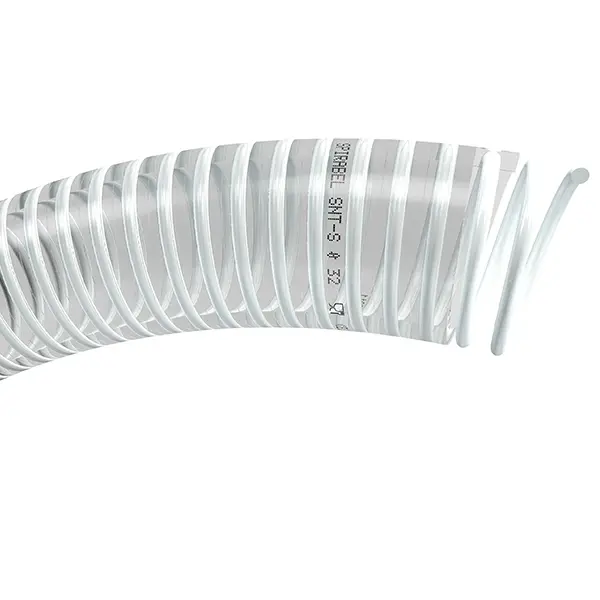 TRICOFLEX SPIRABEL SNT-S Schlauch, Ø 20mm 25.2mm Klar PVC Übertragung, Vakuum 7 bar für Industrieausführung x 25m