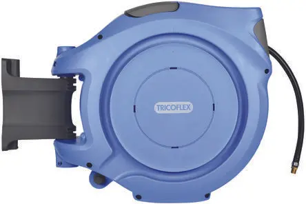 Produktfoto 1 von TRICOFLEX 1/4 Zoll BSP Schlauchtrommel Innen ø 9.5 mm Schlauch inklusive Ø 430 mm 20 m bis 40 bar 1/4 in BSP, Wand