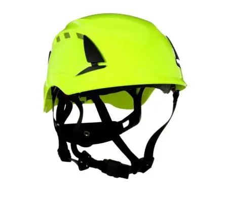 Produktfoto 1 von 3M 3MTM SecureFitTM Safety Helmet X5000 and X5500 Sicherheitshelm Belüftet Kinnriemen inkl. Verstellbar ABS Grün