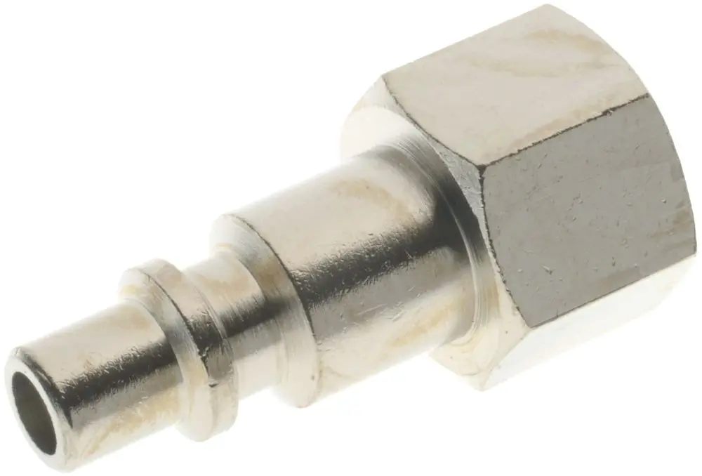 Produktfoto 1 von RS PRO Pneumatik Rohrverbinder, gerade Messing vernickelt Buchse, Buchse pneumatisch gerade, 11.5mm