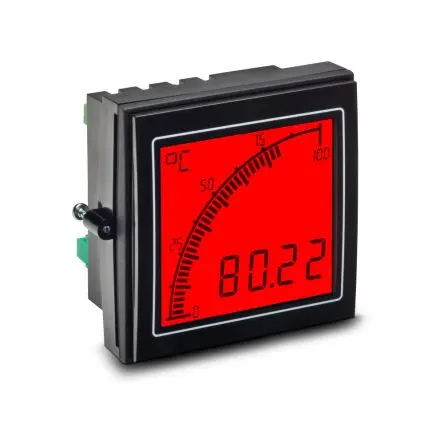 Produktfoto 1 von Trumeter APM LCD Multifunktions-Panel-Messgeräte für Temperatur H 68 mm B 68 mm 4-Stellen T. 53 mm 12 mm Ziffernhöhe