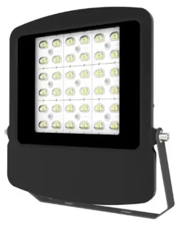 Produktfoto 1 von RS PRO Asymmetrical Flutlicht 36 100 W Kaltweiß, 240V ac / 11000 lm, IP65